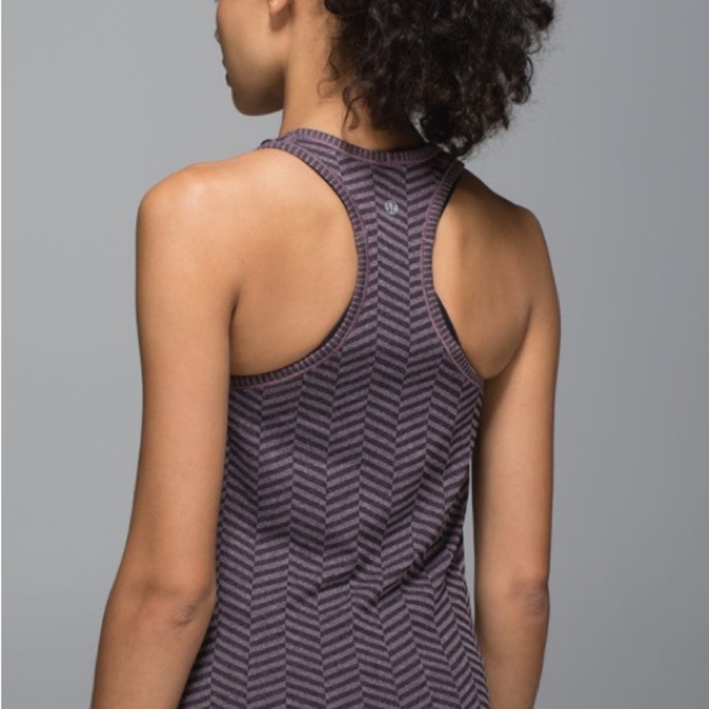 Lululemon Run Swiftly Tech Racerback Tank
in rare Heathered Black Cherry - Picture 2 of 10